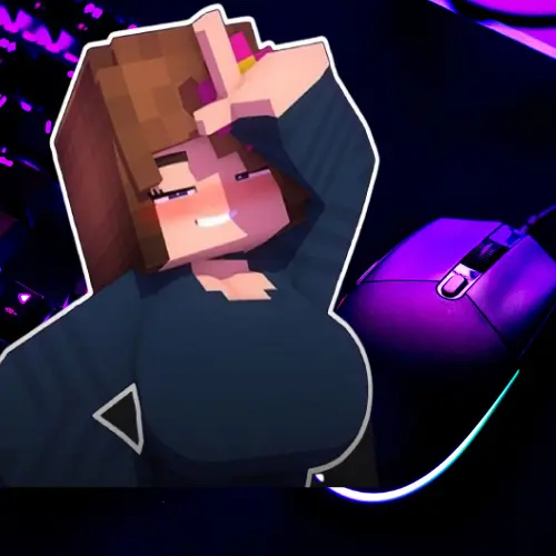 Jenny Mod Minecraft character in action. 